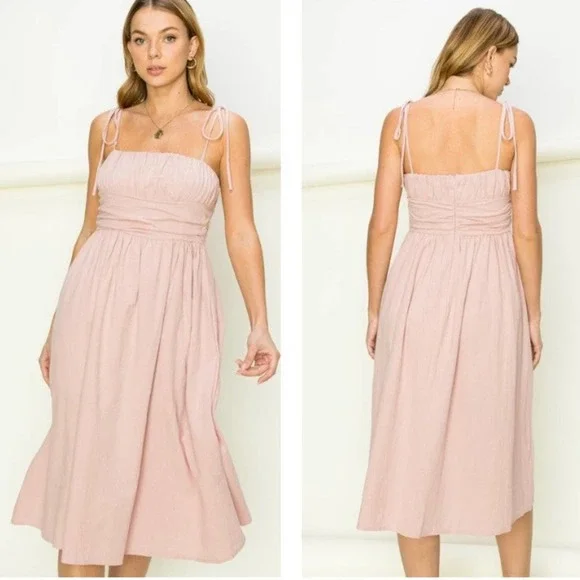 Perfect Timing Pleated A-Line Dress - Picture 3 of 5